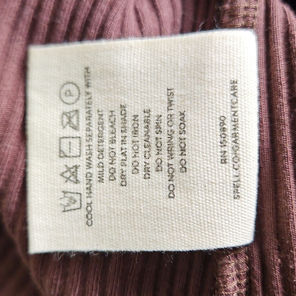 Spell Staples Ribbed Singlet Tank Size XL In Chocolate - Picture 9 of 12